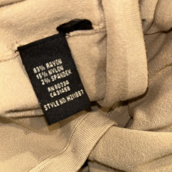 BCBGMaxazria Faux Fur (removable) beige tan Cardigan Women Timeless Luxury Sz L - Picture 10 of 12